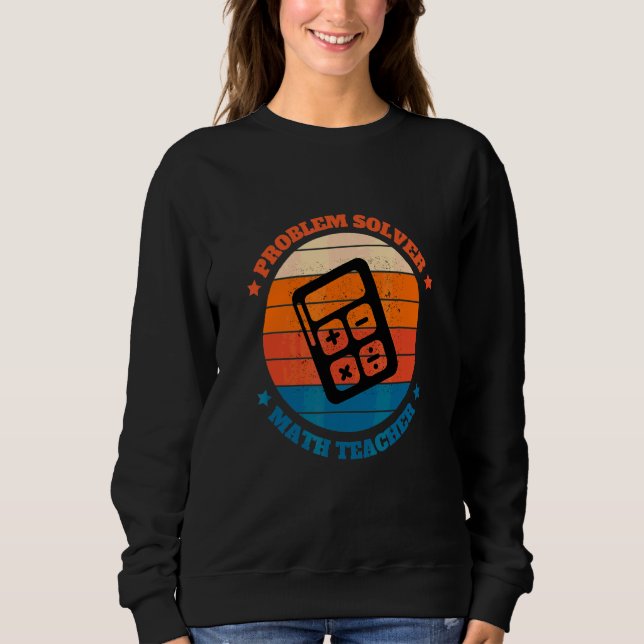 Camiseta Solucionador de Problemas Professor de Matemática  (Frente)