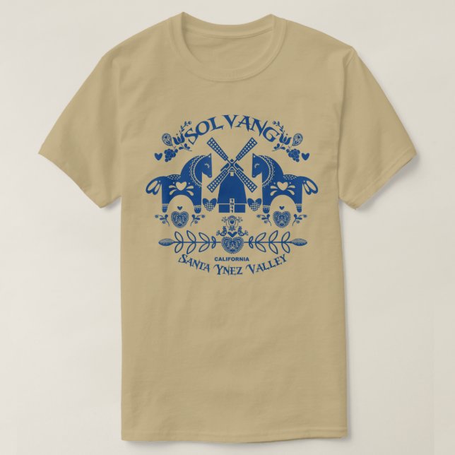 Camiseta Solvang California Danish-Style Village Papais noe (Frente do Design)