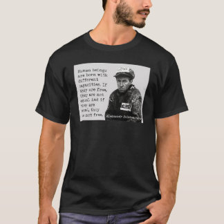 Camiseta Solzhenitsyn sobre liberdade