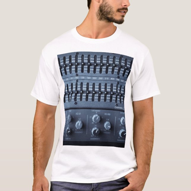 Camiseta Som do Studio: Sinfonia de Cor do Mixer (Frente)