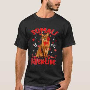 Camiseta Somali Engraçado É O Meu Namorados De Gato E Pai