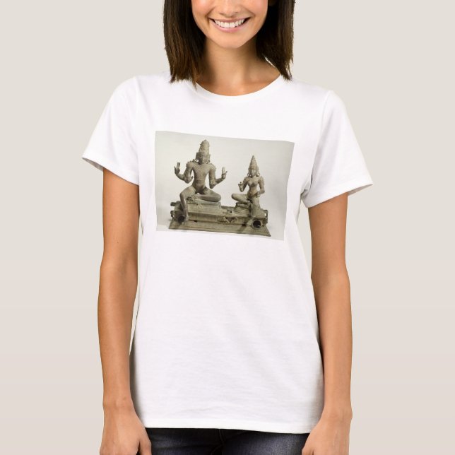 Camiseta Somaskanda, Chola, Tamil Nadu (bronze) (Frente)
