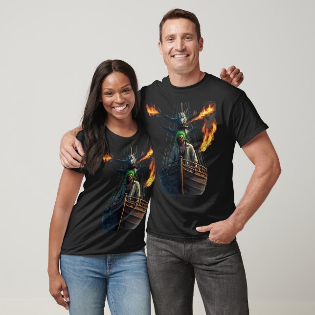 Camiseta Sombra da Maré Infernal – Despertar Pirata (Unissex)