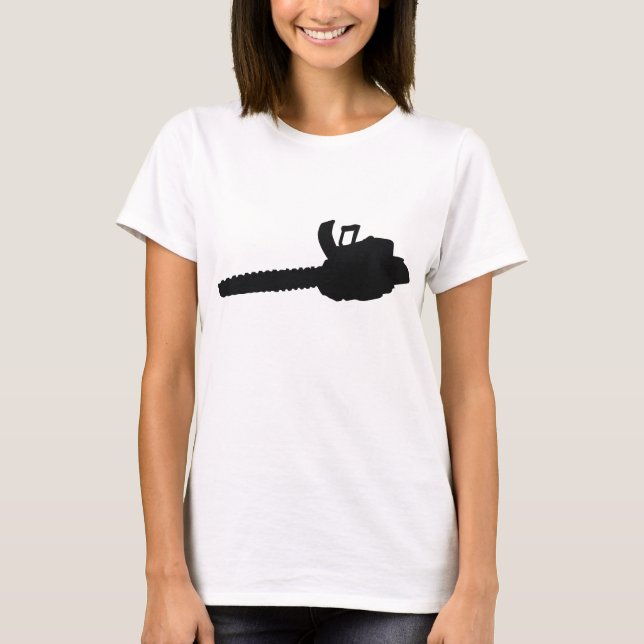 Camiseta sombra da serra de cadeia (Frente)