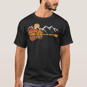 Camiseta Sombra do Amor da Reflexão da Montanha do Lago da