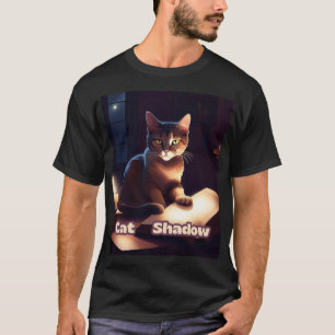 Camiseta Sombra do Gato Sábio - Detentor de Segredos