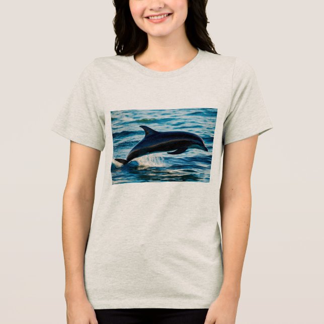 Camiseta Sombra do Mar: O Golfinho Preto (Frente)