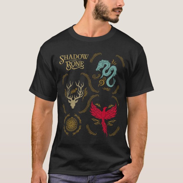 Camiseta Sombra e Osso Os Amplificadores (Frente)