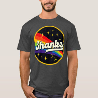 Camiseta Sombra O Arco-Íris No Estilo De Vintagem Espacial