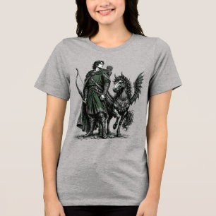 Camiseta Sombras Aladas & Leraje Mira Arcana