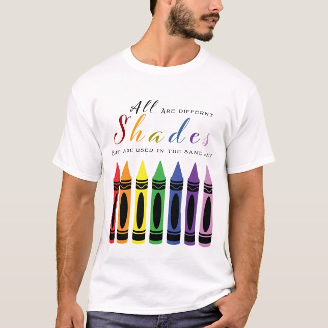 Camiseta Sombras das Cores (Frente)