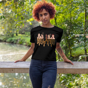 Camiseta Sombras De Melanina Empoderamento das mulheres
