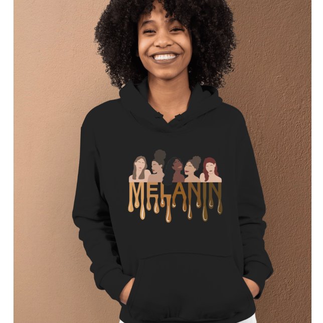 Camiseta Sombras De Melanina | Empoderamento das mulheres (Criador carregado)