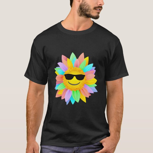 Camiseta Sombras de Sorriso de Girassol (Frente)