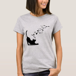 Camiseta "Sombras em Movimento"(Destaca a transformação din