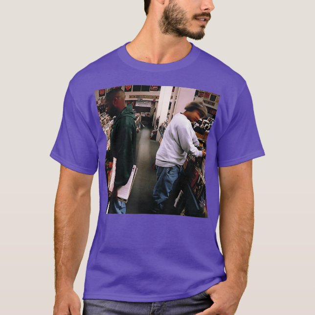 Camiseta Sombras Engraçadas Do DJ Para Mulheres Homens (Frente)