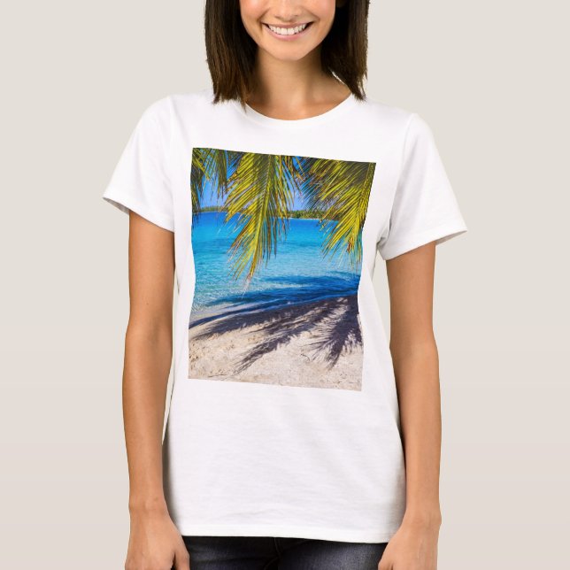 Camiseta Sombras na praia (Frente)