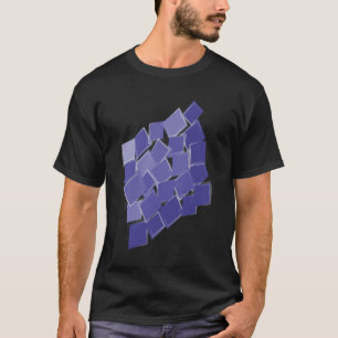 Camiseta Sombras roxas dispersas