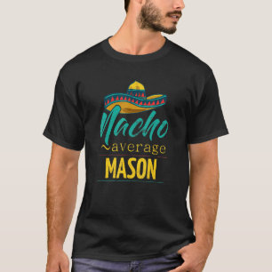 Camiseta Sombrero do Cinco De Mayo do Pedreiro Médio Nacho 