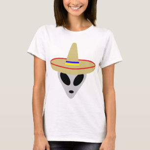 Camiseta sombrero estrangeiro mexicano