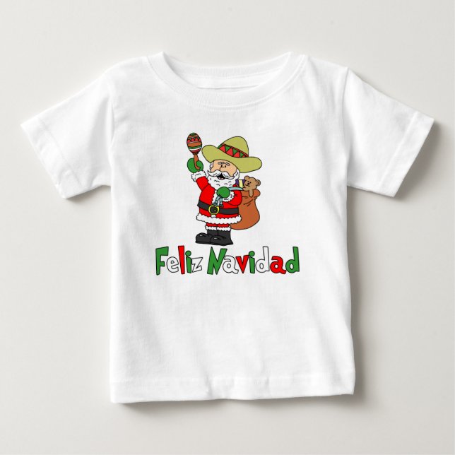 Camiseta Sombrero Maracas do papai noel dos desenhos (Frente)