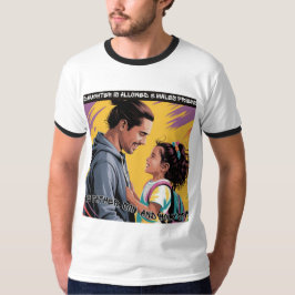 Camiseta Somente 3 machos permitidos - Solicitação de Dia d