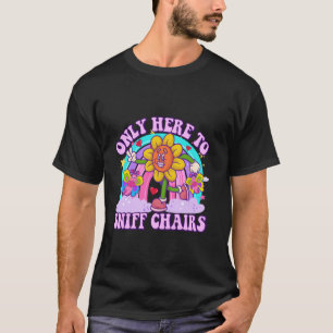 Camiseta Somente Aqui para Cheirar Cadeira Constrangedor In