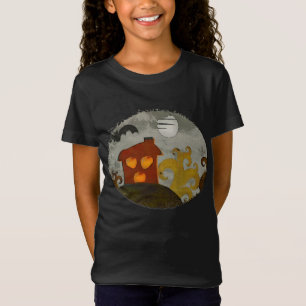 Camiseta Somente as Crianças de Arte Folclórica Sísmica de 