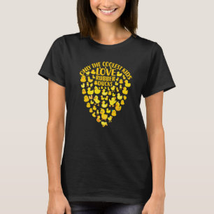 Camiseta Somente as Crianças Mais Legais Amam Patos de Borr
