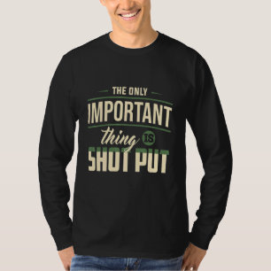 Camiseta Somente coisas importantes colocando Roupa de camp