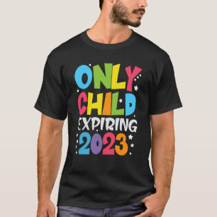 Camiseta Somente Criança Expirando 2023 Irmã Grande Irmã No
