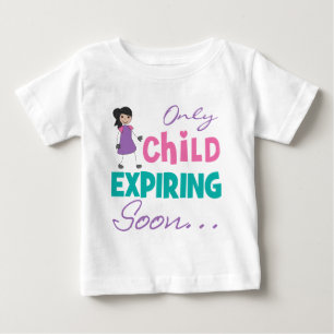 Camiseta Somente Criança Expirando Em Breve