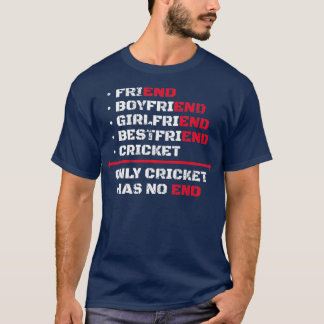 Camiseta Somente Cricket Não Tem Fim