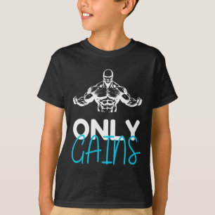 Camiseta Somente ganha Malhação Engraçada De Gym, Edifício 