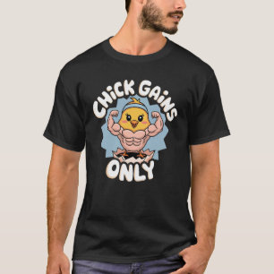 Camiseta Somente ganhos de pintinho