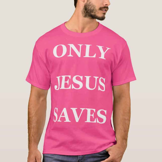 Camiseta Somente Jesus Salva T (Frente)