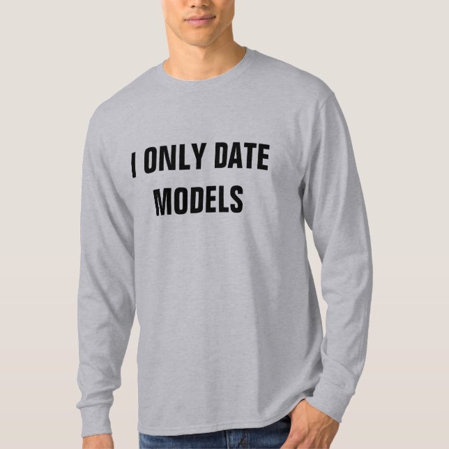 CAMISETA SOMENTE MODELOS DE ENCONTRO (Frente)