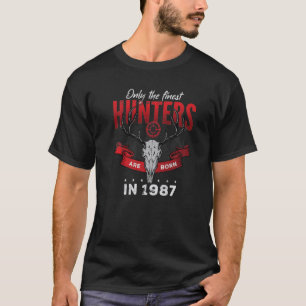 Camiseta Somente os melhores Caçadores nascem em 1987