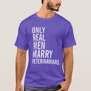 Camiseta Somente Verdadeiros Casados Veterinários