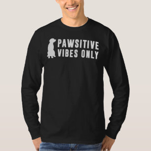 Camiseta Somente Vibes Pawsitive do Retriever de ouros