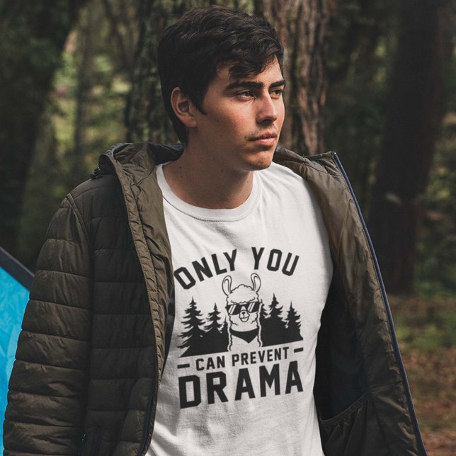 Camiseta Somente Você Pode Impedir O Drama (drama llama shirt)