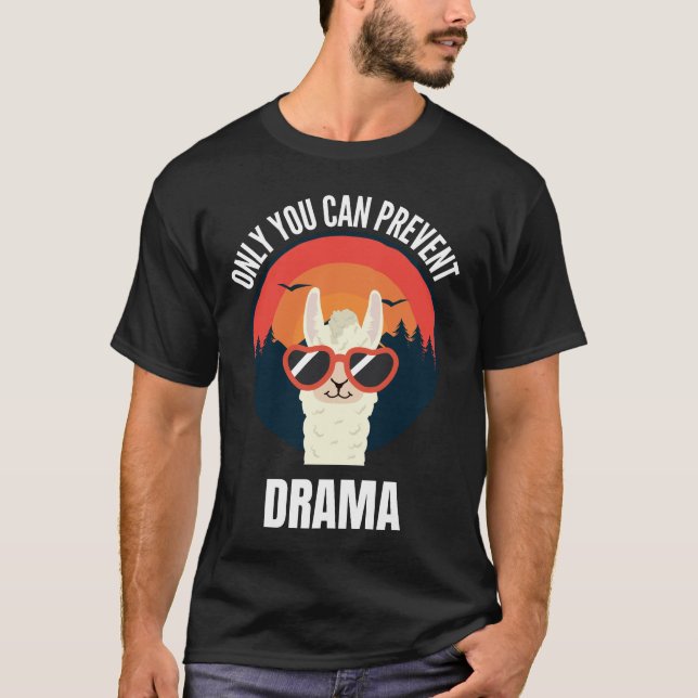 Camiseta Somente Você Pode Impedir O Drama (Frente)