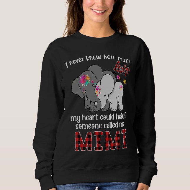 Camiseta Someone Called Me Mimi  Elephants Cute Mother's Da (Frente)