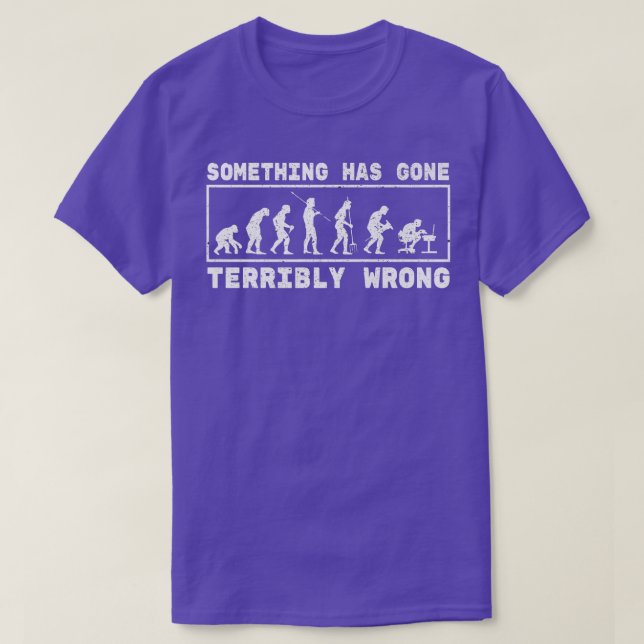 Camiseta Something Has Gone Terribly Computer Use Science P (Frente do Design)