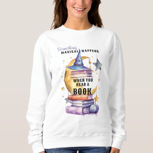Camiseta Something Magical Happens When You Read A Book (Frente)