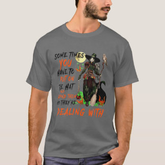 Camiseta Sometimes You Have To Put On The Hat - Halloween W