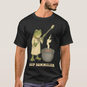 Camiseta Sommelier de Sopa Humor Engraçado de Rã
