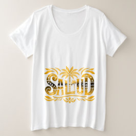 Camiseta Sommer Sonne und Meer - Salud - Palmendekor