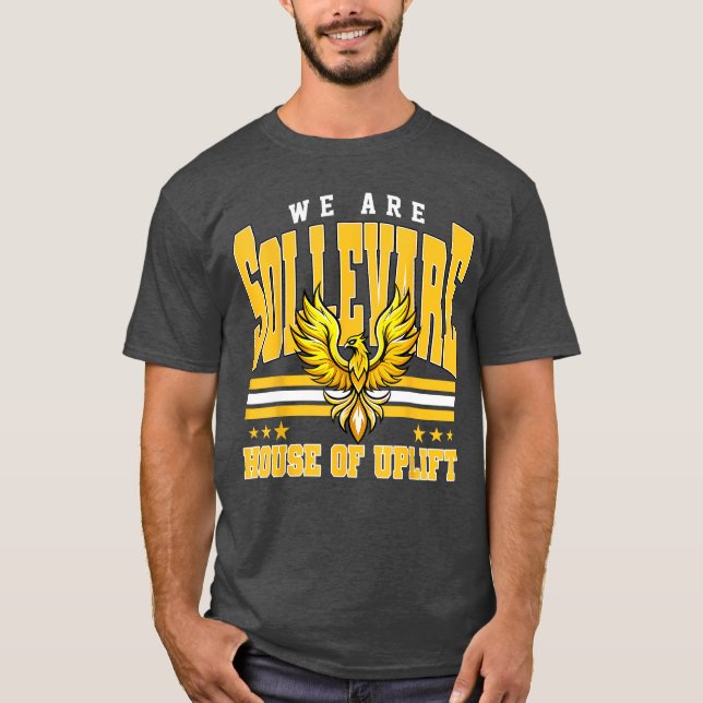 Camiseta Somos a mascote da escola de torcida Sollevare Ret (Frente)