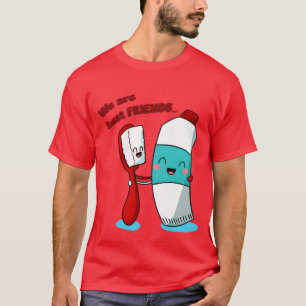 Camiseta Somos a pasta de dente e a escova de dentes do mel